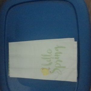 Set Of 2 Hello Spring Kitchen Towels Cotton Tea Towels NWOT